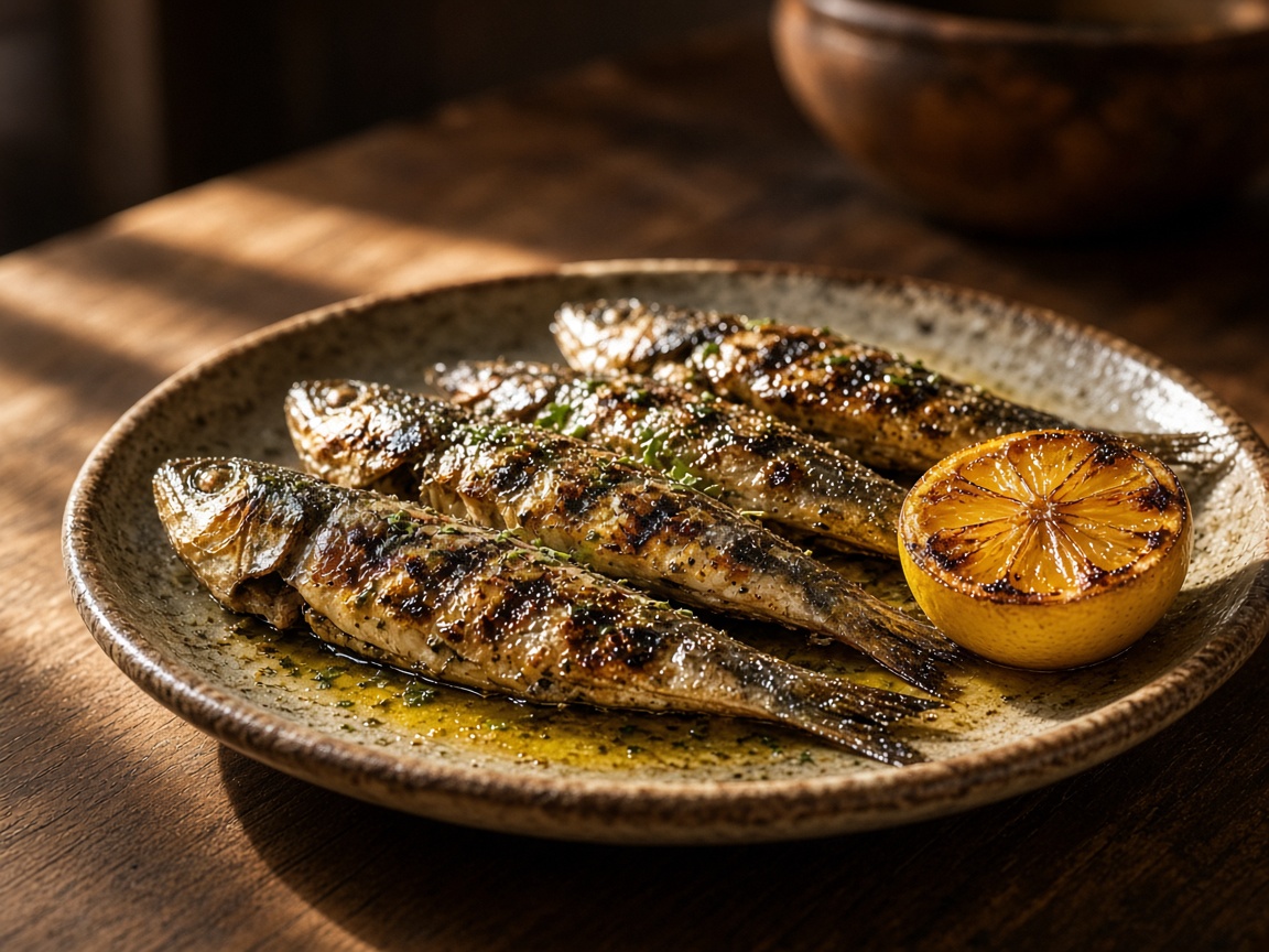 Sardines, late sun